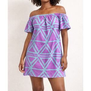 green emerald velvet dress Addie Dress in Admiral Stripe Chatham Blue by Mahi Gold – Country Club Prep main image 1